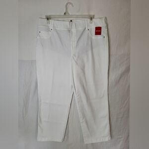 NEW Spanx SPANXShape EveryWear Pull-On White Straight Leg Ankle Jeans SZ 3X NWT